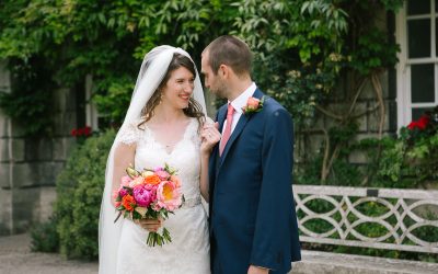 An Oxford College Wedding with Bold and Bright Florals