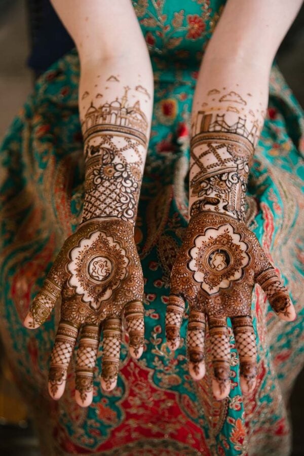bridal henna hands