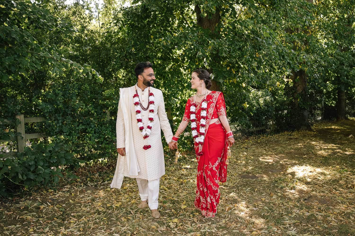 Indian wedding couple in Oxford