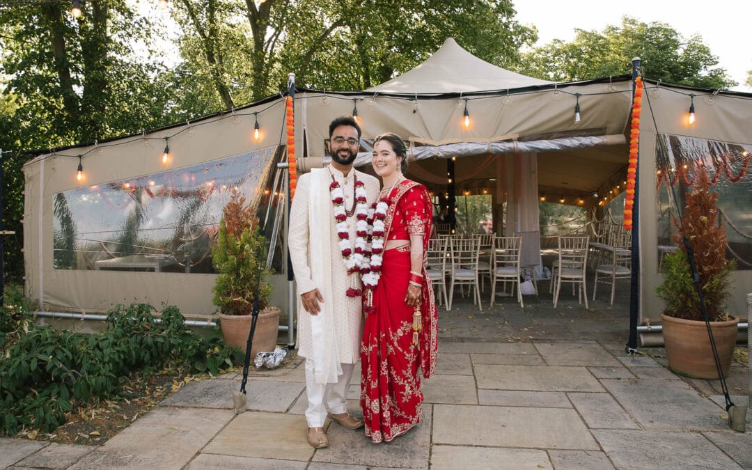 A Fusion Indian English Wedding at The Evenlode, Oxfordshire