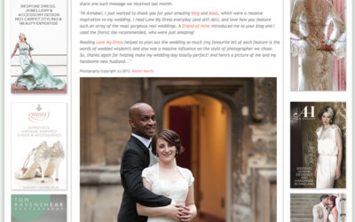 Theodora and Nigel's University College Wedding Featured On Love My Dress!